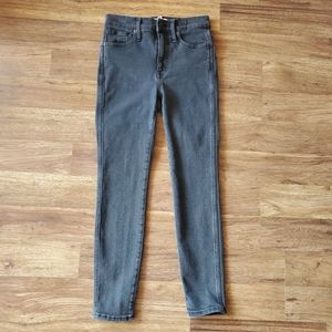 Madewell Women's Skinny Jeans - Dark Gray